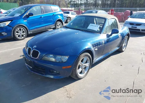 2001 BMW Z3 2.5I из США, поврежденный, VIN WBACN33411LM02718